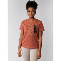watapparel watapparel T-Shirt Frauen Love and flex, Heritage brown, – Produktbild 1 von 1