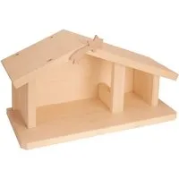 Nemmer Nemmer Weihnachtskrippe als Bastelsatz Holzkrippe aus massiven Fichtenholz – Produktbild 1 von 1