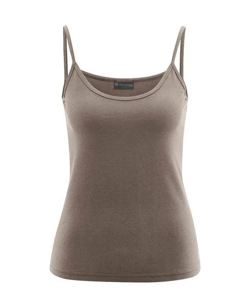HempAge HempAge Trägertop Hanf/Biobaumwolle, Dust (braun), – Produktbild 1 von 4