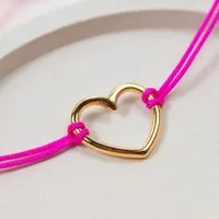 Bow & Hummingbird Bow & Hummingbird Armband auf Karte - Herz - Liebe – Produktbild 1 von 1