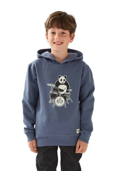 Band of Rascals Band of Rascals Panda Hooded, Dove-blue, – Produktbild 1 von 4