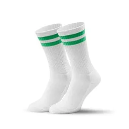 MR. SOCKS Mr. Socks Tennissocken, 27-31, White / Green Pantone 347 C – Produktbild 1 von 1