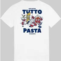 runamics runamics Tutto Pasta T-Shirt, Biobaumwolle, unisex, weiß – Produktbild 1 von 1