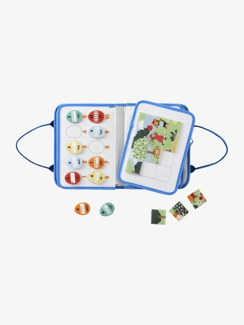 Vertbaudet Kinder Lernspielzeug Busi Board Activity-Stoffbuch, Mehrfarbig, – Produktbild 4 von 4