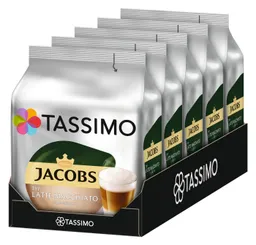 Tassimo Tassimo Kaffee Kapseln Jacobs Typ Latte Macchiato Classico T Discs 5 x 8 Getränke, (Packung, 5er Pack) – Produktbild 1 von 1