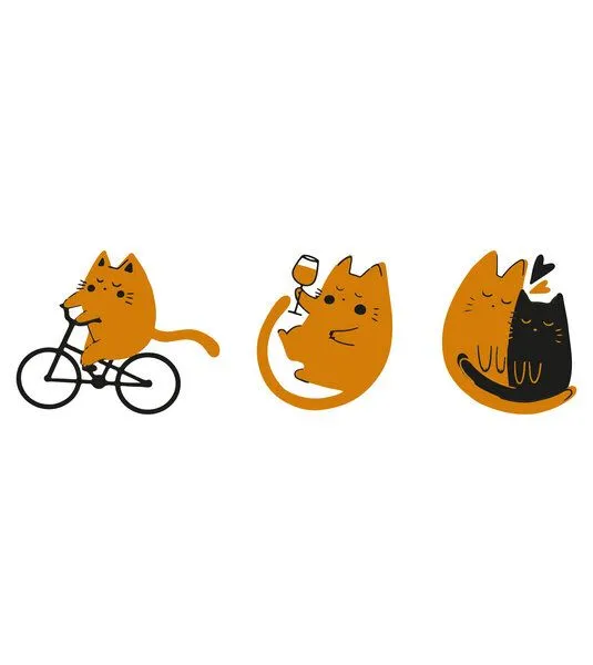 Gary Mash GARY MASH Shirt Asheville Ich & meine Katze aus Biobaumwolle, Ivory, – Produktbild 2 von 2