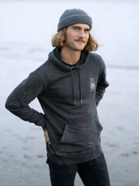 FUXBAU FUXBAU Stay Salty Hoodie - salzschwarz, Salzschwarz, – Produktbild 4 von 4
