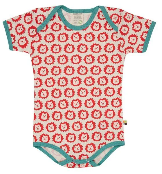 loud + proud loud + proud Baby Body Kurzarm, GOTS-zertifiziert, Sunrise(orange), – Produktbild 2 von 2