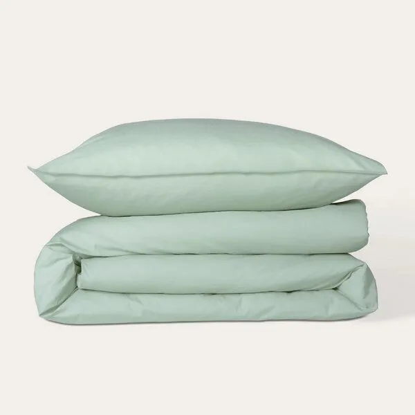 Kushel Towels Kushel Towels Bettwäsche SET aus Deckenbezug und Kissenbezug, Morning sage (grün), – Produktbild 2 von 4