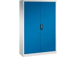 C+P C+P Stahlschrank mit Flügeltüren "Acurado" H1950xB1200xT400mm, Lichtgrau/Enzianblau – Produktbild 1 von 1