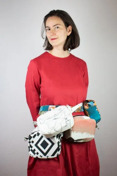 Sophia Schneider-Esleben Sophia Schneider-Esleben Belt Bag - aus Bio-Baumwolle, Qr weiß, – Produktbild 4 von 4
