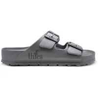 thies Vegane Ecofoam Sandale von thies ® aus recyceltem EVA, Silver (grau), – Produktbild 1 von 1