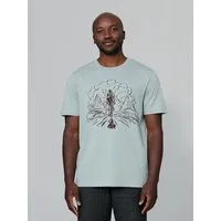 watapparel watapparel T-Shirt Unisex Berge und Mountainbike, Aloe, – Produktbild 1 von 1