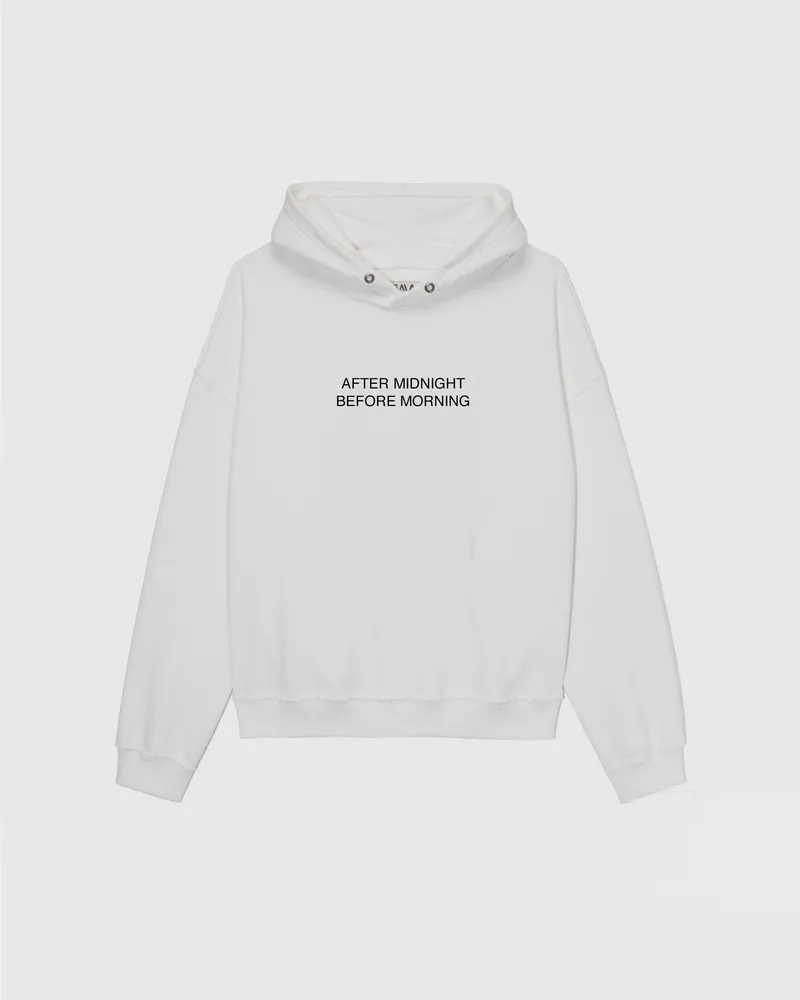 BOHEMA BOHEMA Damen vegan Hoodie Den Ganzen Tag Die Ganze Nacht Weiß, Weiß, – Produktbild 1 von 2