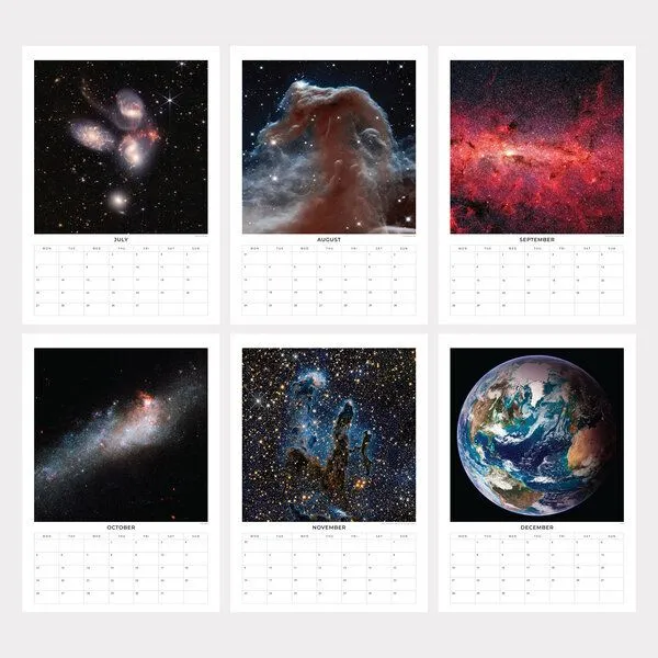 Photocircle Photocircle NASA Space Horizons Wandkalender 2027 – Terminplaner mit Fotos ferner Galaxien – Produktbild 3 von 4
