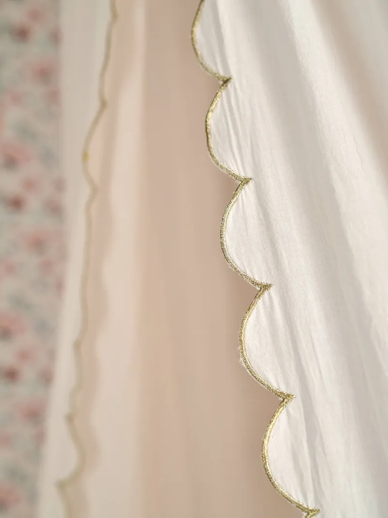 Vertbaudet Vertbaudet Betthimmel FESTON für Babyzimmer, Wollweiß, – Produktbild 2 von 4