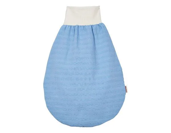 Cotonea Cotonea Bio Strampelsack mit Jersey-Futter, Lichtblau (blau), – Produktbild 1 von 1