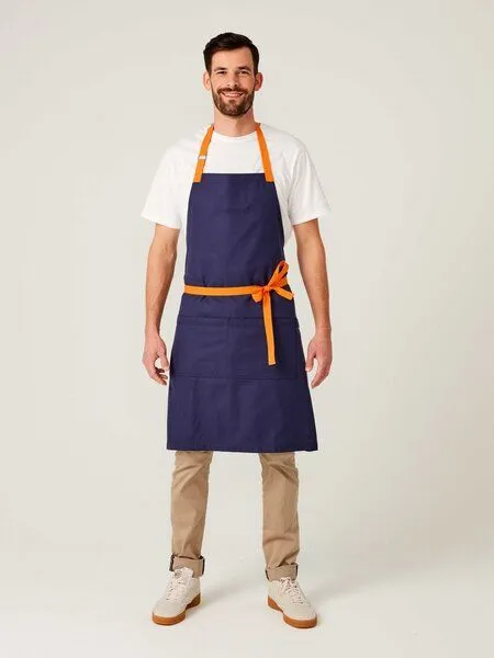 KAYA&KATO KAYA&KATO Latzschürze lang OVEN, Vitelotte, – Produktbild 1 von 4