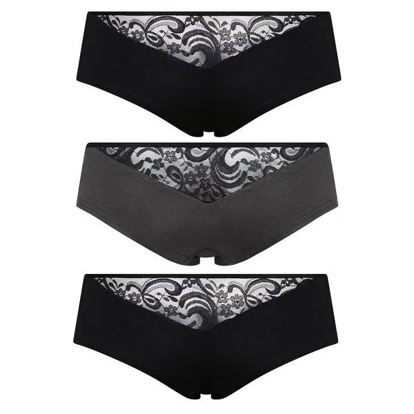 Frija Omina Frija Omina SET: Bio Hipster Jondel Spitze, Schwarz-grau (schwarz), – Produktbild 1 von 2