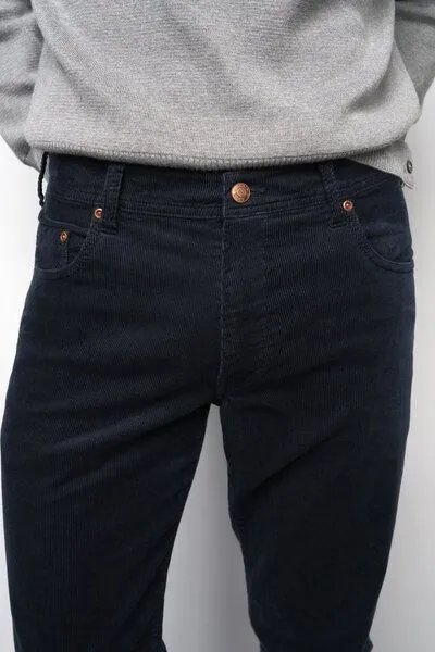 M 5 BY MEYER M 5 BY MEYER Five Pocket aus Casual Cord, Blau (navy), – Produktbild 6 von 6