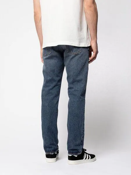Nudie Jeans Nudie Jeans Jeans - Steady Eddie II - aus einem Bio-Baumwolle/Elastan Mix, Blue, – Produktbild 6 von 8