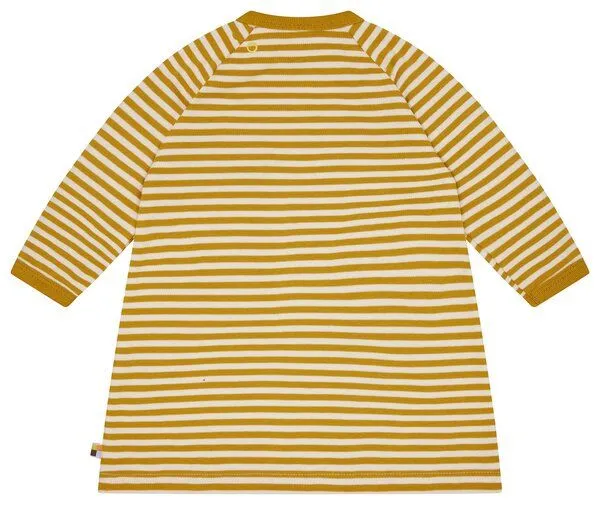loud + proud loud + proud Babys & Kinder Weiches Sweatkleid, GOTS-zertifiziert, Curry(gelb), – Produktbild 4 von 5