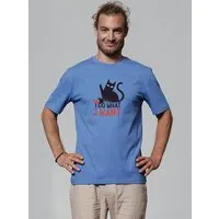 watapparel watapparel T-Shirt Unisex Cat, Bright blue, – Produktbild 1 von 1