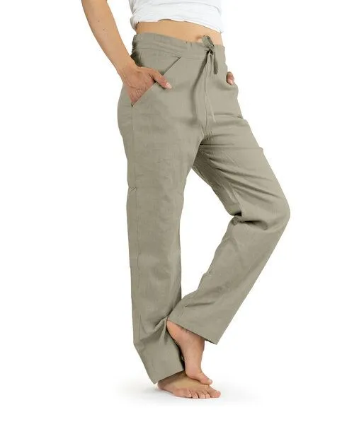 SCHAZAD Leinenhose ESSENTIAL von SCHAZAD, Oliv, – Produktbild 1 von 4