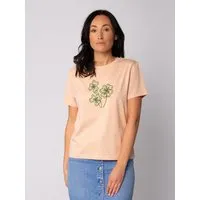watapparel watapparel T-Shirt Frauen Glücksklee, Fraiche peche, – Produktbild 1 von 1