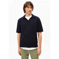 ARMEDANGELS ARMEDANGELS BOUCLE Herren Polo aus Bio-Baumwoll Mix, Night sky, – Produktbild 1 von 1