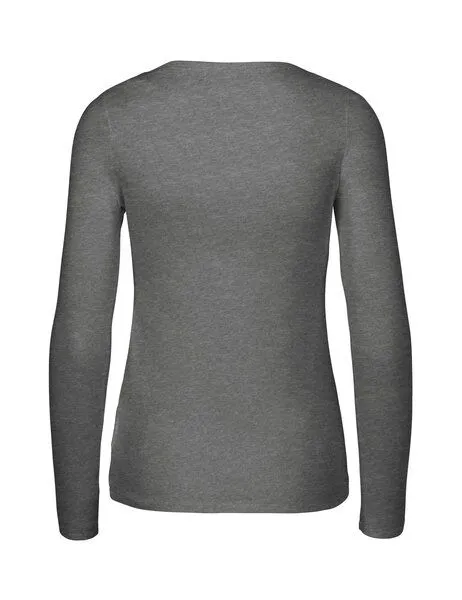 Neutral® - 3FREUNDE Neutral® - 3FREUNDE Frauen Longsleeve, Dunkelgrau, – Produktbild 3 von 4