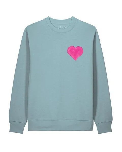 watapparel watapparel Sweatshirt Unisex Pink Heart, Pink, – Produktbild 1 von 2