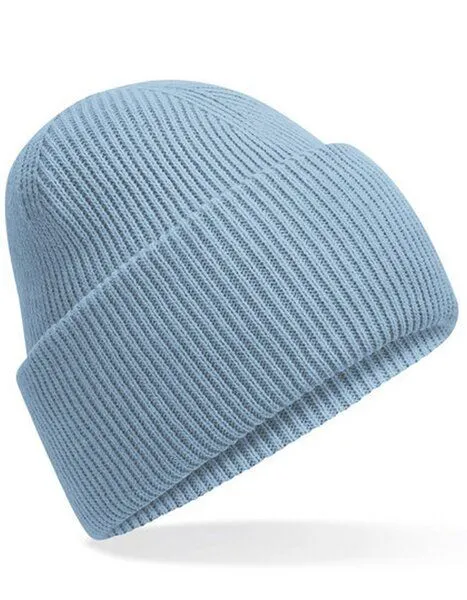 Beechfield Beechfield Damen / Herren Klassische Mütze mit tiefem Umschlag 30, Dusty blau, – Produktbild 1 von 2