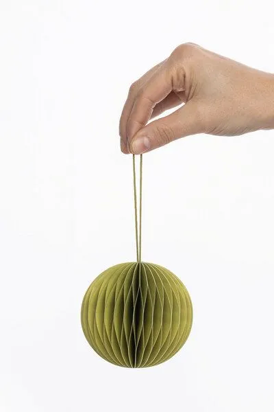 Tranquillo Papieranhänger GREEN BALL - grün – Produktbild 3 von 3