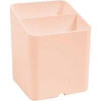 Exacompta 10 Exacompta Stifteköcher Pen Cube "Aquarel", 2 Fächer, korallenrot – Produktbild 1 von 1
