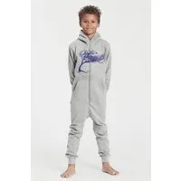 Peaces bio handbedruckte Biomode Peaces.bio - handbedruckte Biomode Jumpsuit Windy Tree Kinder, Hellgrau, – Produktbild 1 von 1