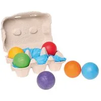 Grimms Grimms Holzkugeln Regenbogen 6er Set aus Ahornholz, bunt lasiert Durchmesser Kugel 4,5 cm – Produktbild 1 von 1