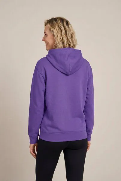 THE FACE OF ELEMENTS The Face of Elements Color Rush - Regular Fit Hoodie aus 100% Bio-Baumwolle, Violet (lila), – Produktbild 4 von 4