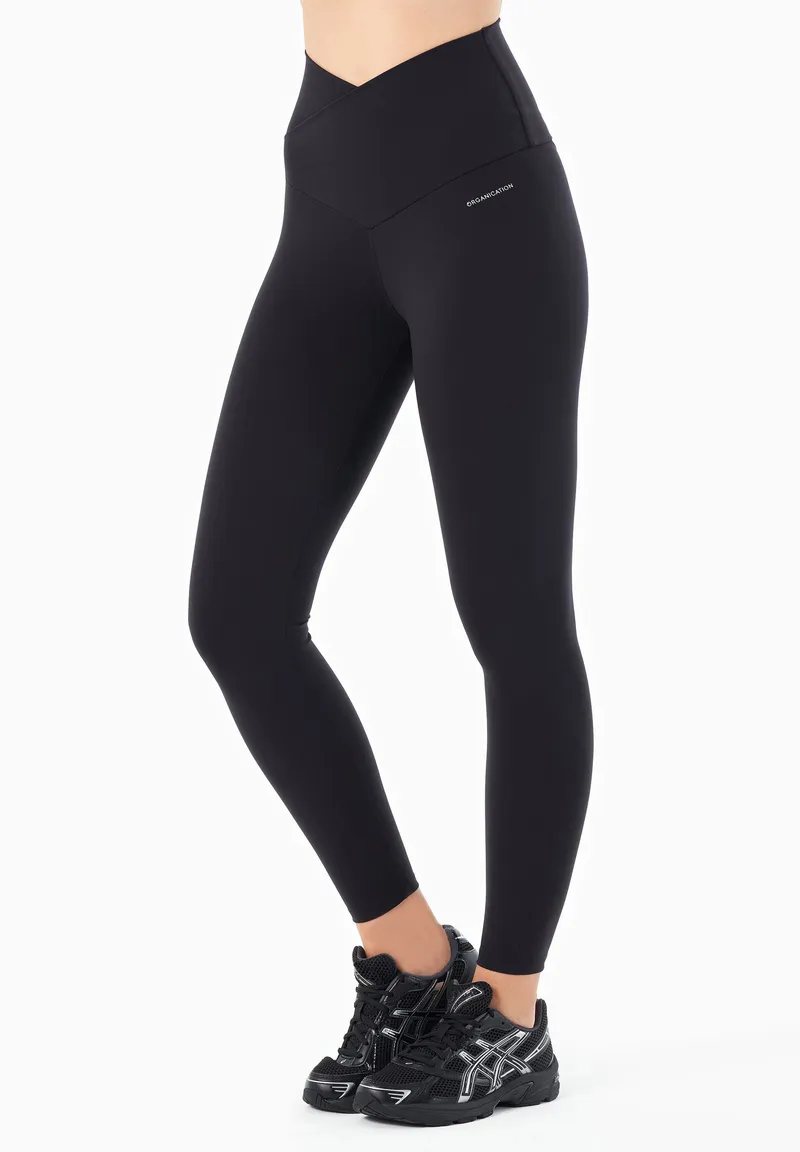 ORGANICATION ORGANICATION Damen vegan Leggings Hohe Taille Libby Schwarz, Schwarz, – Produktbild 1 von 2