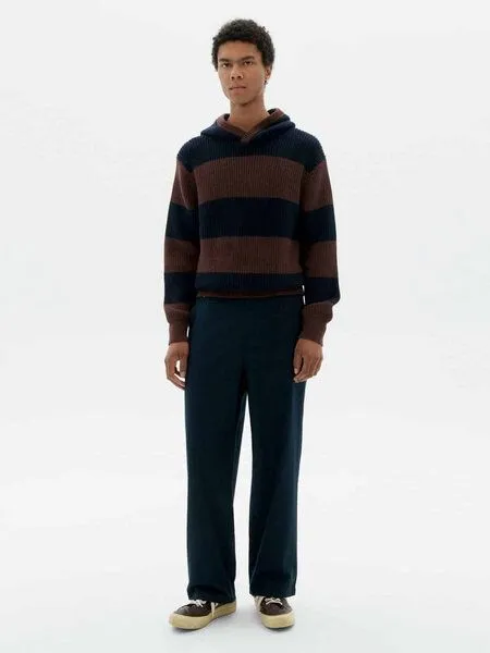 thinking mu thinking mu Herren Hose - Marc Pants - aus Baumwolle, Dark navy (blau), – Produktbild 2 von 4