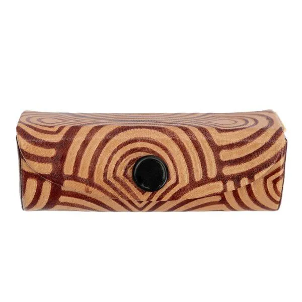 El Puente El Puente Lippenstiftetui "Bogen" | Fair Trade & Handmade aus Indien, Natur, – Produktbild 1 von 2