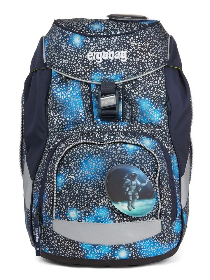Ergobag Ergobag Schulranzen Super Reflex Glow-Edition Schoolbag Set 6-teilig (Set, 5-tlg), Blau, – Produktbild 2 von 5