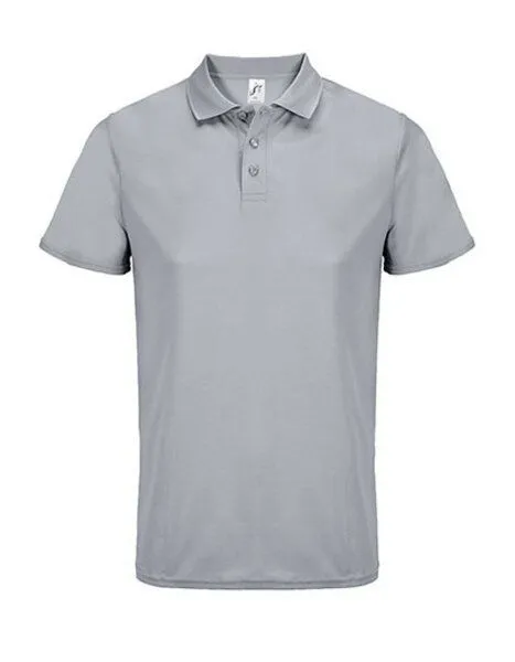 Sol's Sol's Unisex Poloshirt Sport Kurzarm, Grau (pure), – Produktbild 1 von 3