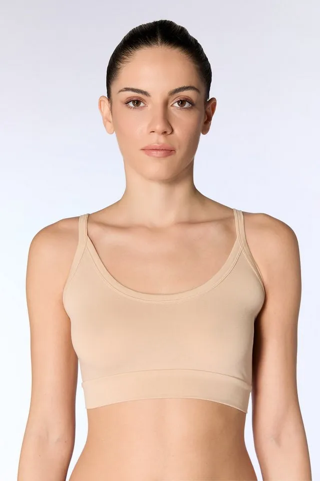 Albero Natur Albero Natur Bustier Damen Bustier, Beige, – Produktbild 1 von 3