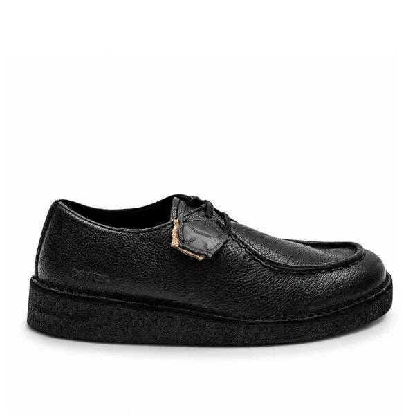 OSWEN OSWEN Ewaldi Low Tumbled Shoe, Schwarz, – Produktbild 1 von 7