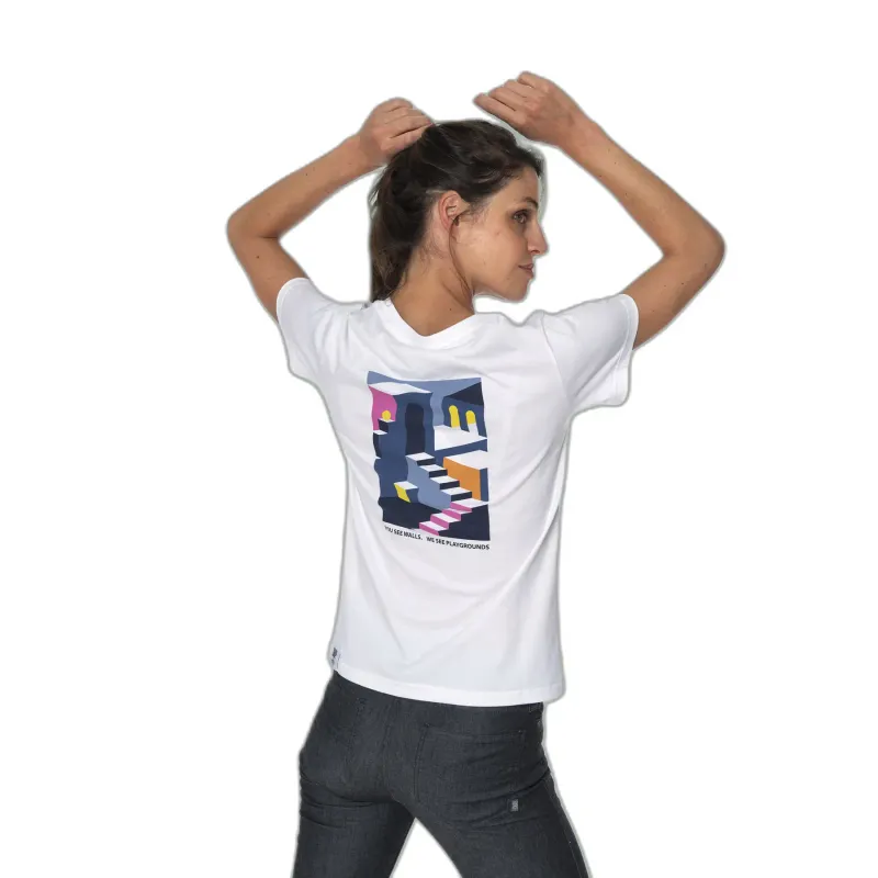 Snap Climbing T-Shirt Frau Snap Climbing B.Craven, Blanc, – Produktbild 1 von 1
