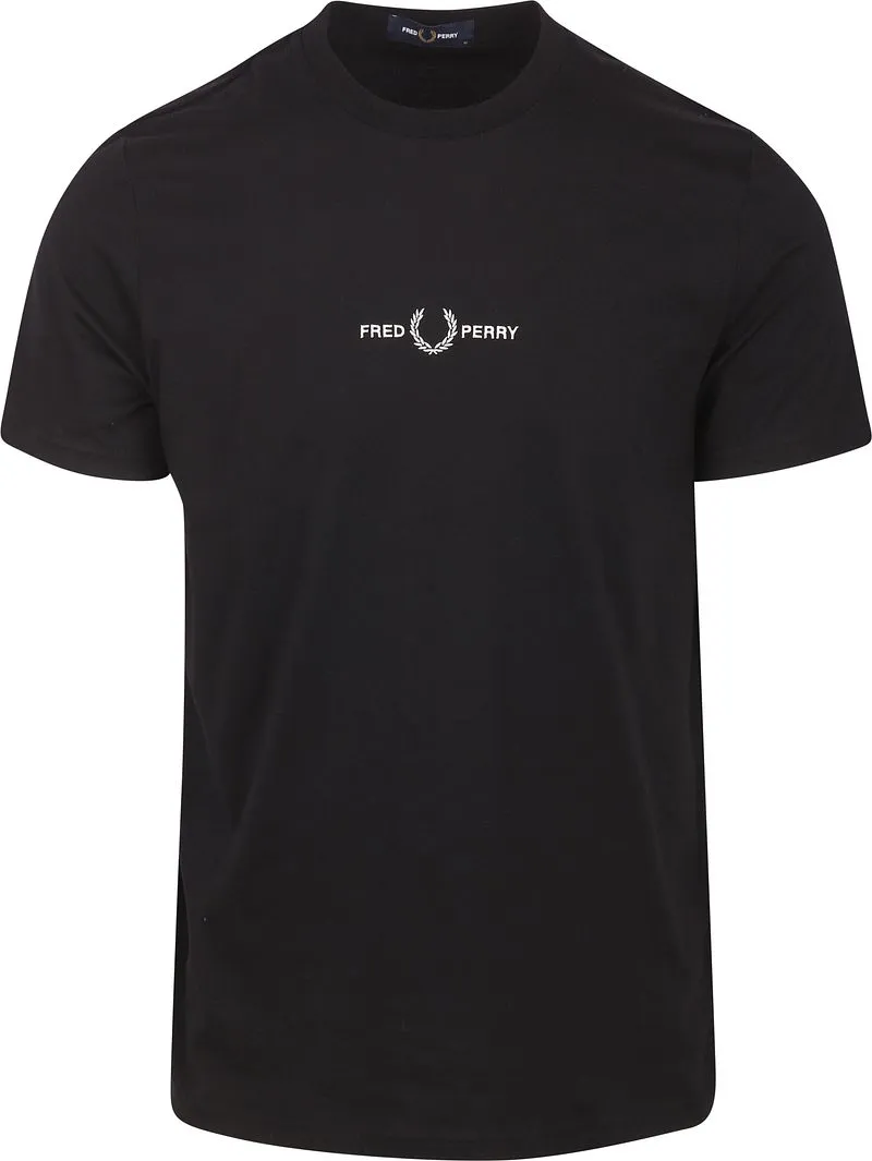 Fred Perry Fred Perry T-Shirt M4580 Schwarz - Größe L, Schwarz, – Produktbild 2 von 3