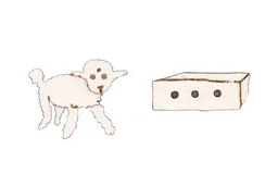 BeWooden BeWooden Holzohrringe Lamm und Box der kleine Prinz – Produktbild 1 von 1