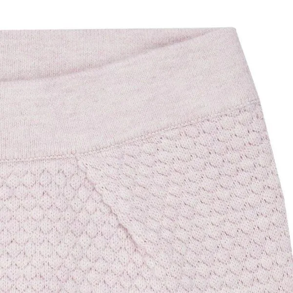 Sense Organics sense-organics Baby-Strickleggings Wabenmuster Pablo in rose von Sense Organics GOTS – Produktbild 2 von 4