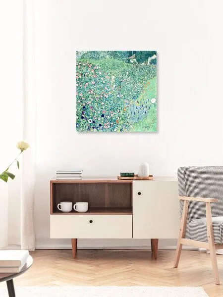Photocircle Photocircle Poster / Leinwandbild - Gustav Klimt: Italienische Gartenlandschaft – Produktbild 3 von 4